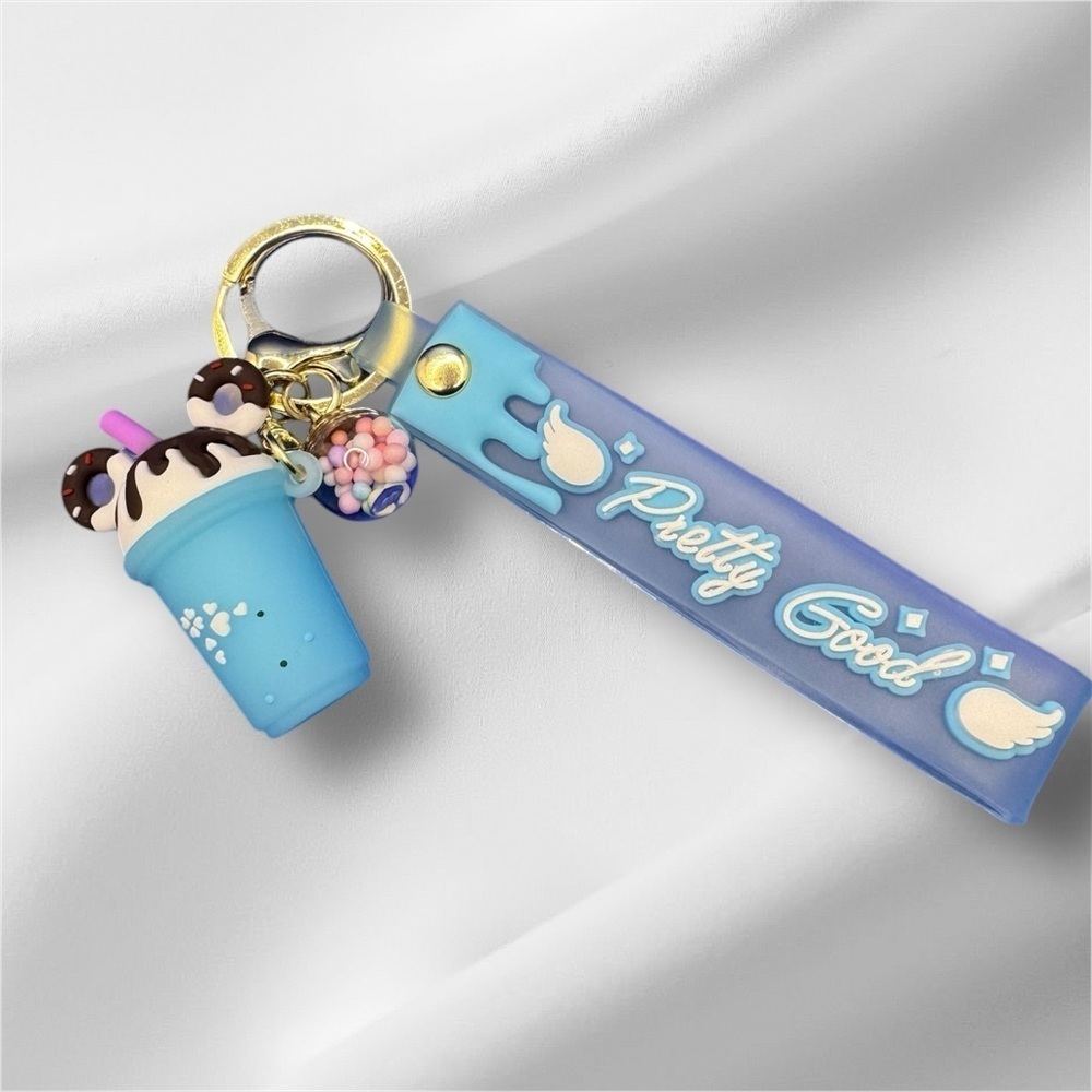 Blue Mickey Keychain